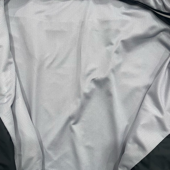 Nike Jacket Men’s Large Black White Windrunner Full Zip Hood (727324-101) - Picture 7 of 8